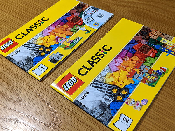レゴ (LEGO) クラシック黄色のアイデアボックス10698の中身の説明書