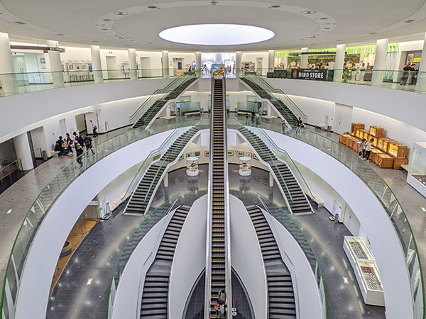 恐竜博物館のエントランス